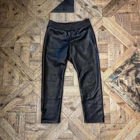 MOSSIR【Lender / ﾚﾝﾀﾞｰ】washable leather sweat pants(ﾌｧｲﾝｸﾘｰｸ)