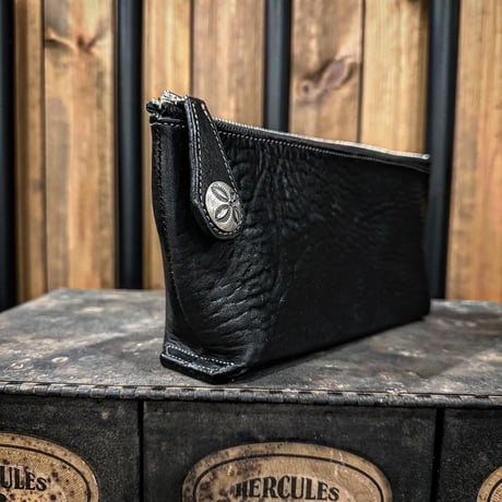 Dutch Leather Company × MASAYOSHI pouch【BLACK series】