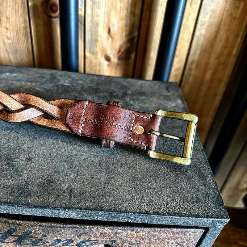 Dutch Leather Company / Rusted mesh belt 2月末入荷
