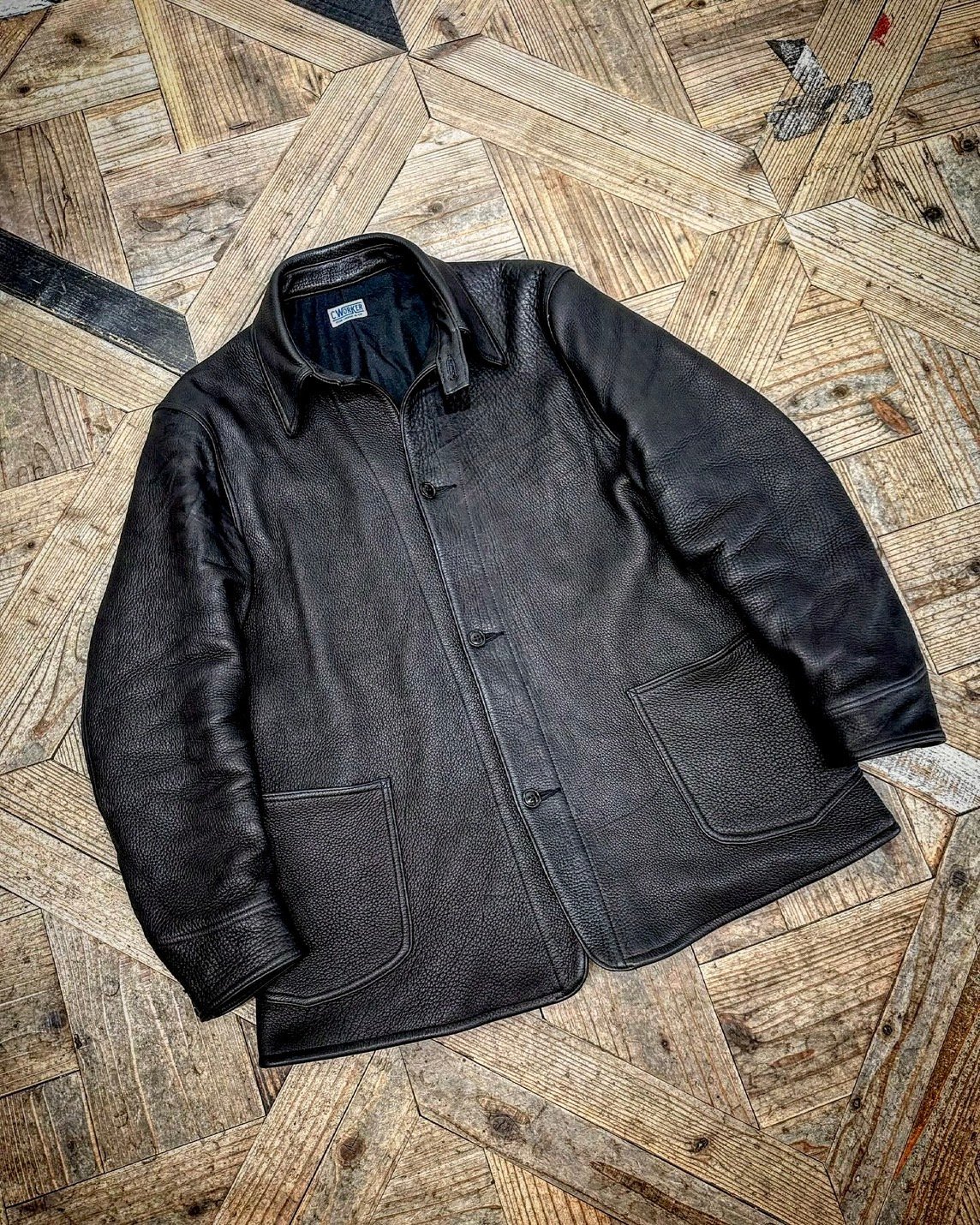 CWORKS【Load / ﾛｰﾄﾞ】Deer leather coverall (FINE