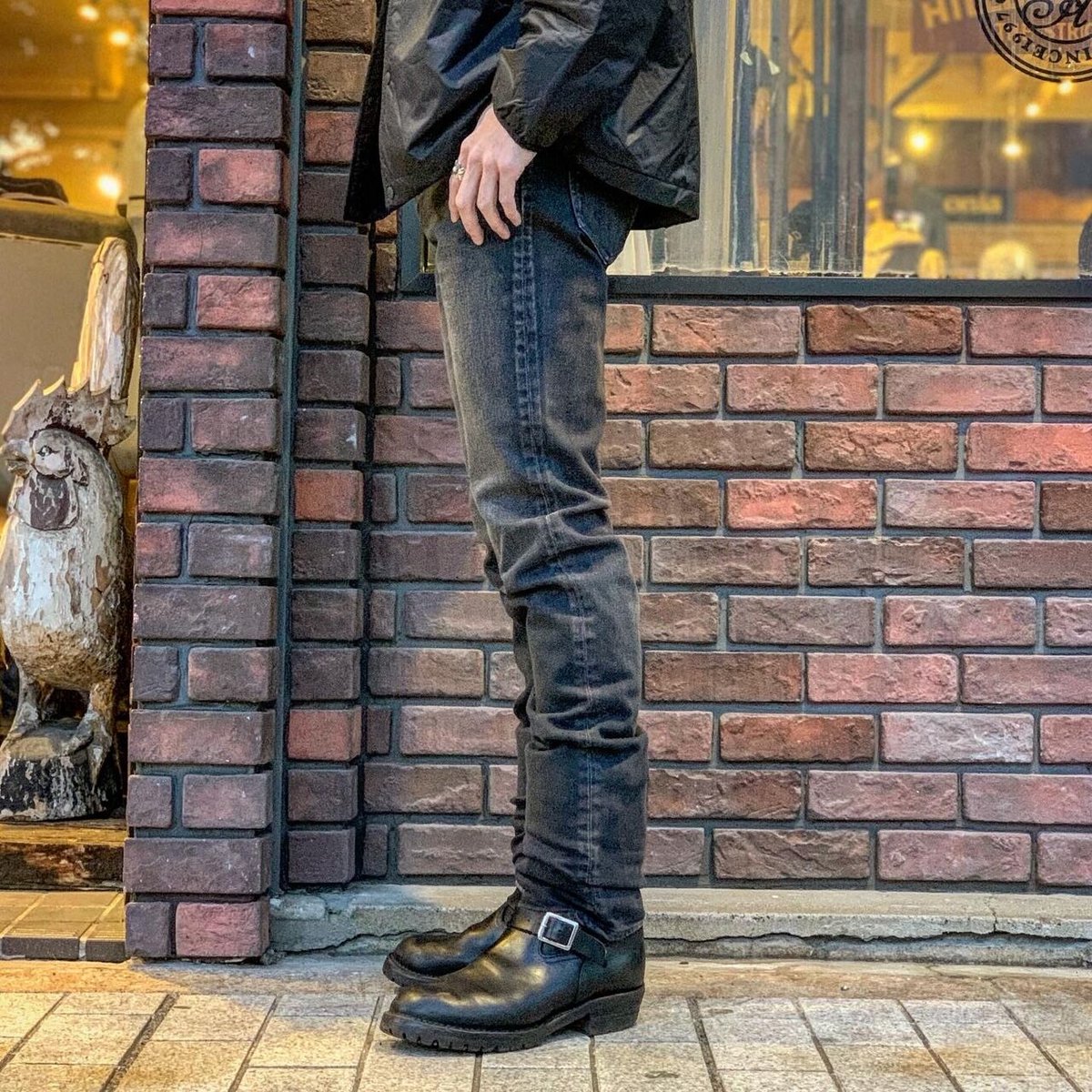 美品 ハイウェイナイン スリム ストレッチ デニム ジーンズ スキニー ブラック STRETCH BLACK SKINY / BLACK / HIGHWAY NINE ハイウェイナイン