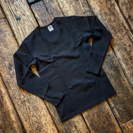 HIGHWAY NINE ハイウェイナイン U-NECK RIB L/S Tee(1005)