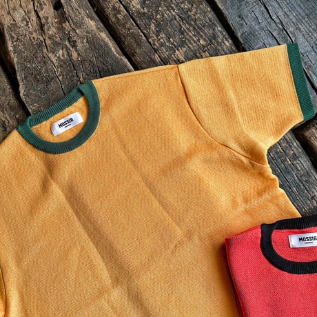 MOSSIR(モシール)【New Jersey / リンガー Knit TEE】 (FINE CREEK)