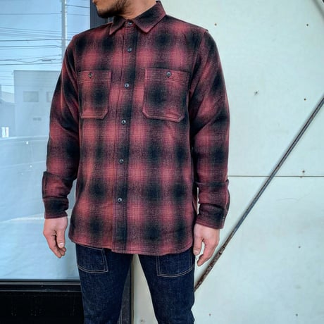 CWORKS 【Jaime /wool shirt】  (FINE CREEK )