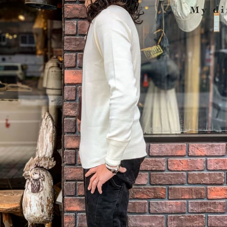 HIGHWAY NINE ハイウェイナイン U-NECK ハニカムサーマル L/S Tee(3005)