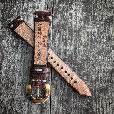 Dutch Leather Company ×  MASAYOSHI Watch belt  18GOLD