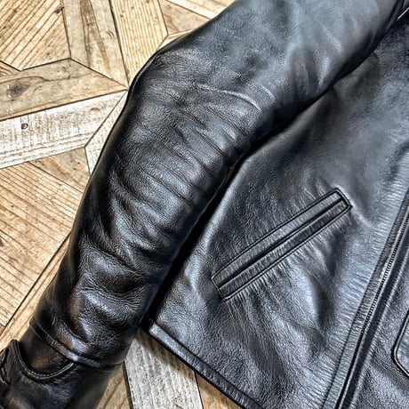 FINE CREEK ＆CO【Billheimer / ﾋﾞﾙﾊｲﾏｰ】Double AVIATOR JKT (horse)BLACK 2026年2月末～2026年12月末入荷予定！！ご予約