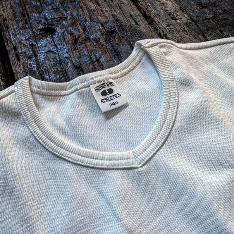 HIGHWAY NINE ハイウェイナイン V-NECK RIB S/S Tee(7006)