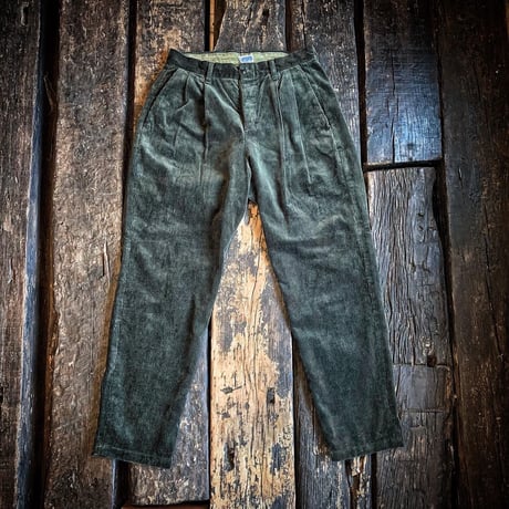 CWORKS 【Falk/Two Tuck Corduroy Work Pants】(FINE CREEK )