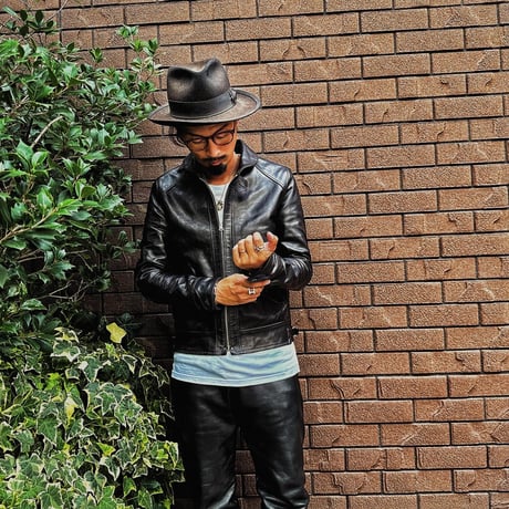 FINE CREEK ＆CO【Rosen jacket / ﾛｰｾﾞﾝｼﾞｬｹｯﾄ】 zip cossack (horse) BLACK