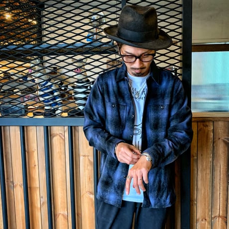 CWORKS 【Jaime /wool shirt】  (FINE CREEK )