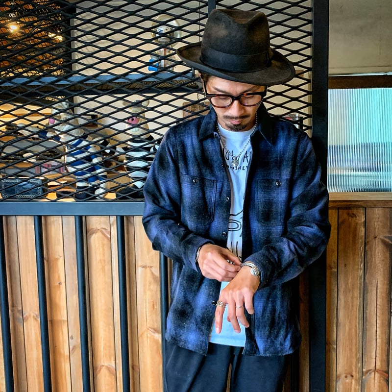 CWORKS 【Jaime /wool shirt】 (FINE CREEK ) | ・ ・