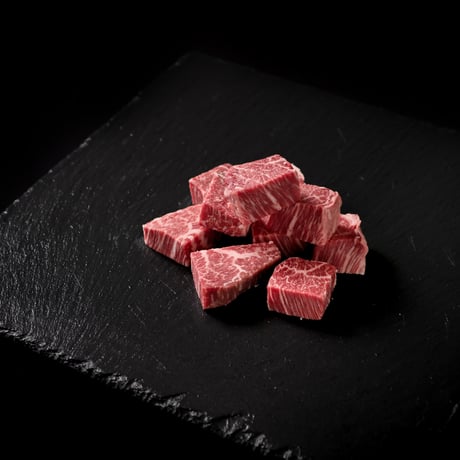 とちおとめ牛ヒレサイコロステーキ　150ｇ