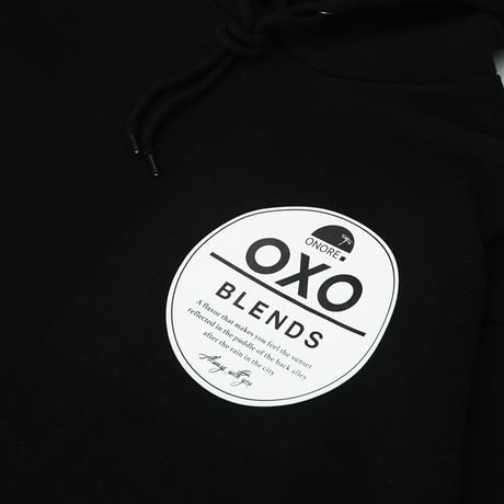 ONORE■ / OXO - Happening Blend 15oz Pullover Hoodie / BLACK