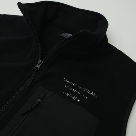 ONORE■ / ONR - Fleece Vest / BLACK
