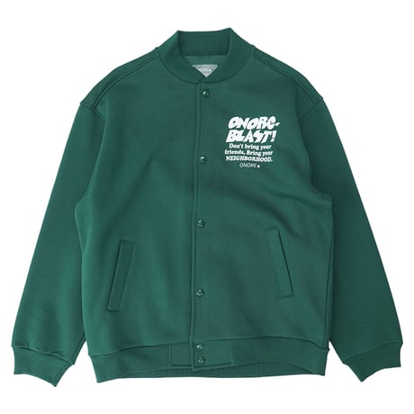 ONORE■ / BLAST - Sweat Stadium Jacket / GREEN