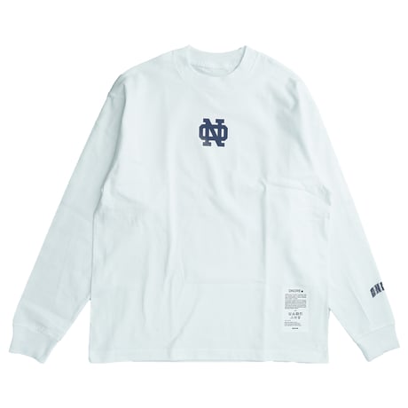 ONORE■ / "ONR" Long Sleeves Tee / WHITE