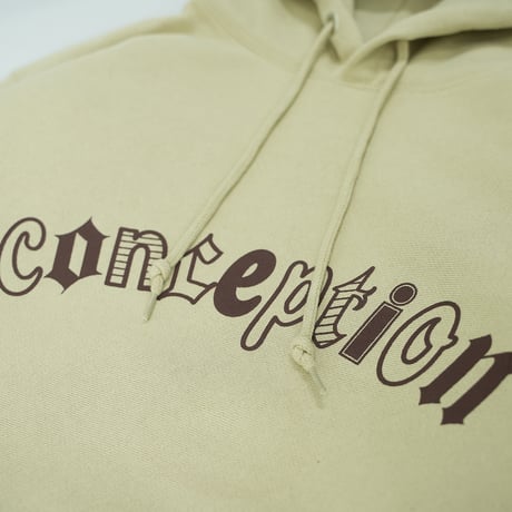 conception / conception Arch Logo - Hoodie / Beige