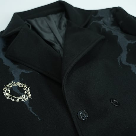 conception /  EMB Logo - Double overcoat / Black