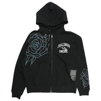ONORE■ / CHALLENGER Zip Up Hoodie - CUSTOM - / BLACK