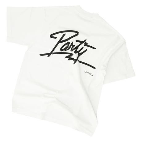 ONORE■ / "PARTY" TEE / WHITE