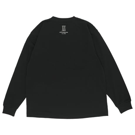 ONORE■ / CHILLINDAHOUSE 19th 4コマ - L/S Tee / BLACK