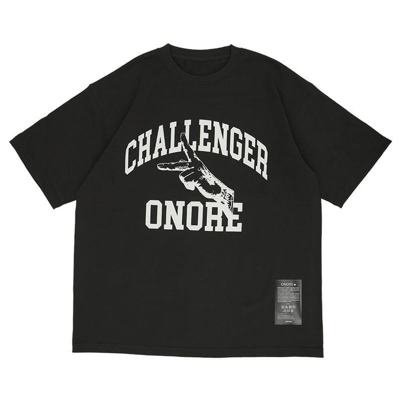 ONORE□ / CHALLENGER Tee / GUNMETAL | CHILLINDAH