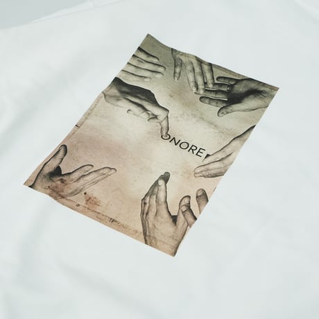 ONORE■ / Sticker Bomb Crew Neck Sweat / WHITE