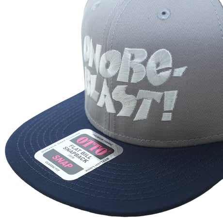 ONORE■ / "BLAST" Snap Back Cap / GRAY×NAVY