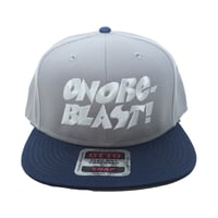 ONORE■ / "BLAST" Snap Back Cap / GRAY×NAVY