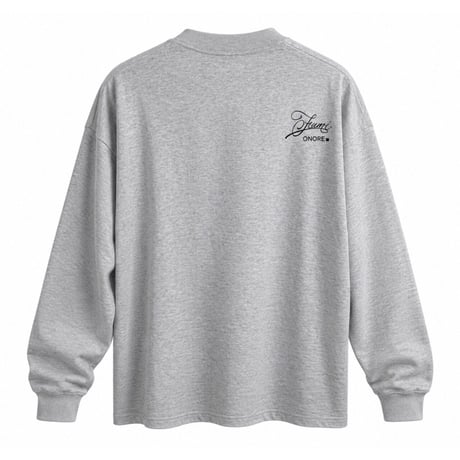 ONORE■ × FUMI / 40oz - L/S tee / ASH