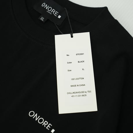 ONORE■ / ORIGINAL 1Point TEE / BLACK