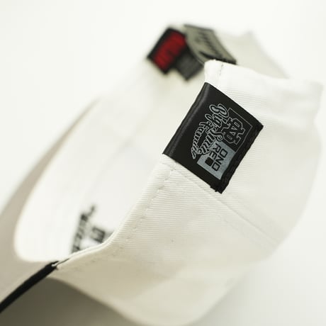 ONORE■ / "LET'S DO IT AGAIN" Snap Back Cap / WHT×BLK