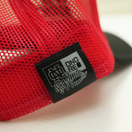 ONORE■ / "LET'S DO IT AGAIN" Mesh Cap / RED×BLK×WHT