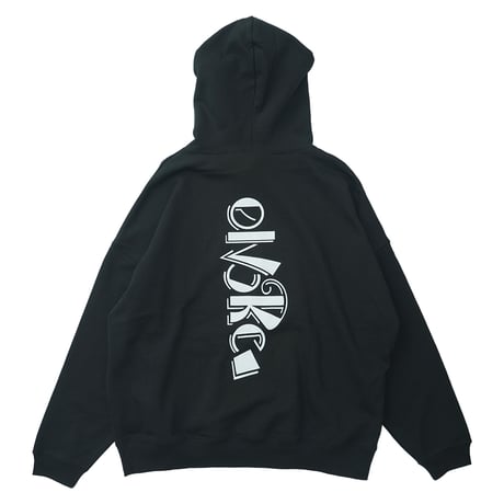 ONORE■ / Raw Type Logo Pullover Hoodie / BLACK