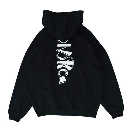 ONORE■ / Raw Type Logo Pullover Hoodie - CUSTOM - / BLACK