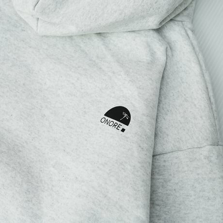 ONORE■ / OXO - Happening Blend 15oz Pullover Hoodie / ASH
