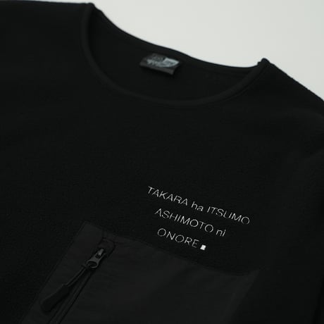 ONORE■ / ONR - Fleece Crew Neck / BLACK