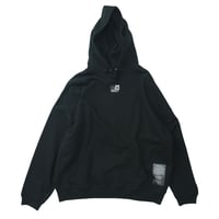ONORE■ / Raw Type Logo Pullover Hoodie / BLACK