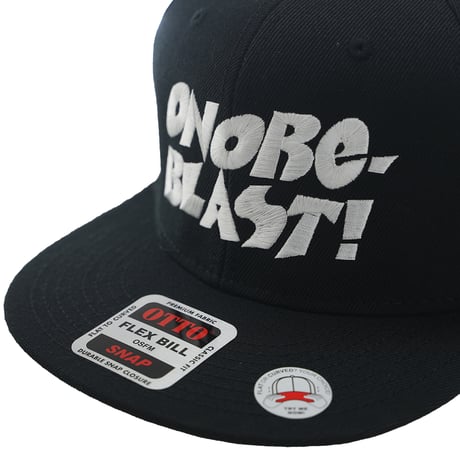 ONORE■ / "BLAST" Snap Back Cap / BLACK
