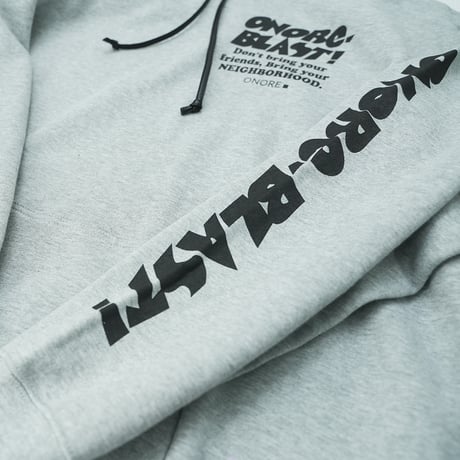 ONORE■ / BLAST - Hoodie / GRAY