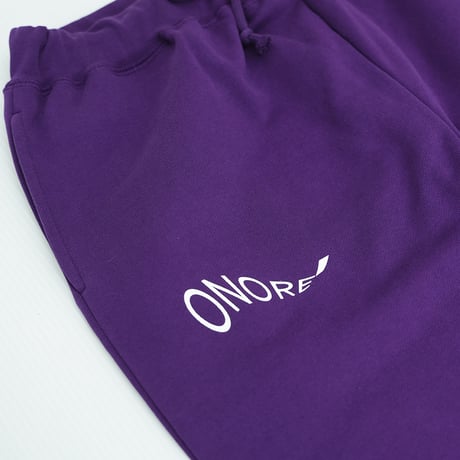 ONORE■ / Sticker Bomb Sweat Pants / PURPLE