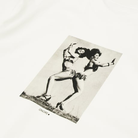 ONORE■ / "DANCE" TEE / WHITE