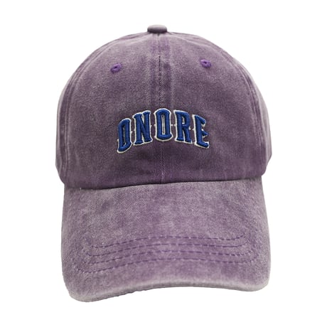 ONORE■ / "Arch logo" 6 PANEL CAP / PURPLE