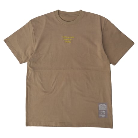 ONORE■ / TAKARA - ORGANIC COTTON TEE / OAK BROWN