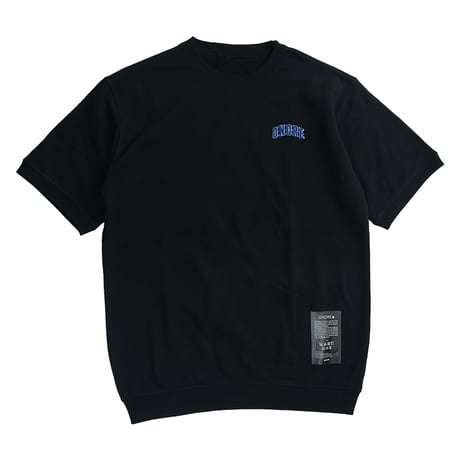 ONORE■ / "ONR" SWEAT HALF SLEEVES / BLACK