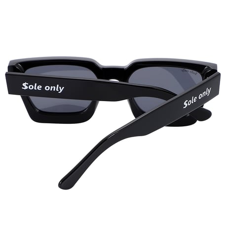 $ole only / Square Retro Sunglasses(No.101) / Black