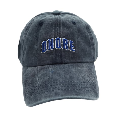 ONORE■ / "Arch logo" 6 PANEL CAP / NAVY