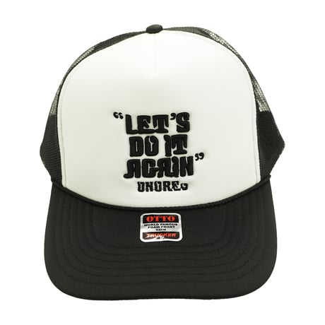 ONORE■ / "LET'S DO IT AGAIN" Mesh Cap / BLK×WHT