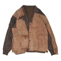 Remake - Custom Cardigan / BROWN×DUCK CANVAS